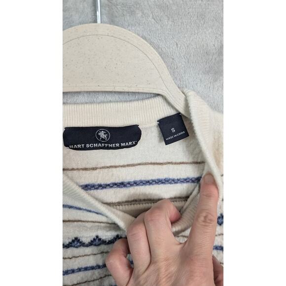 100% extra fine Merino wool Hart Schaffner Marx sweater Sz XXS y2k grandpacore - Picture 2 of 7